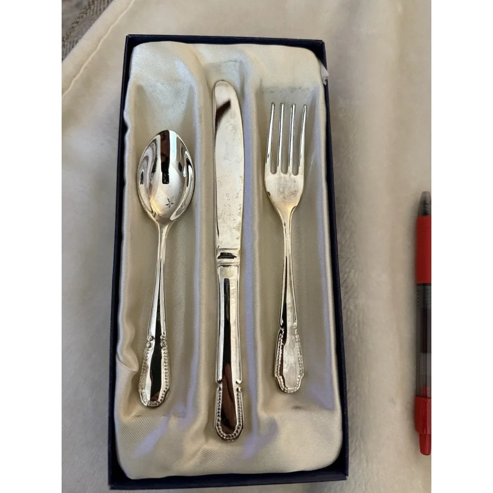 Vintage Children's Knife, Fork and Spoon